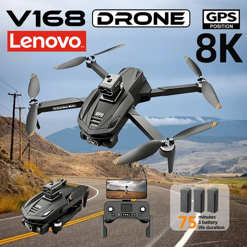 Drone Gps Mount - Lenovo V168 GPS Drone Professional 8K