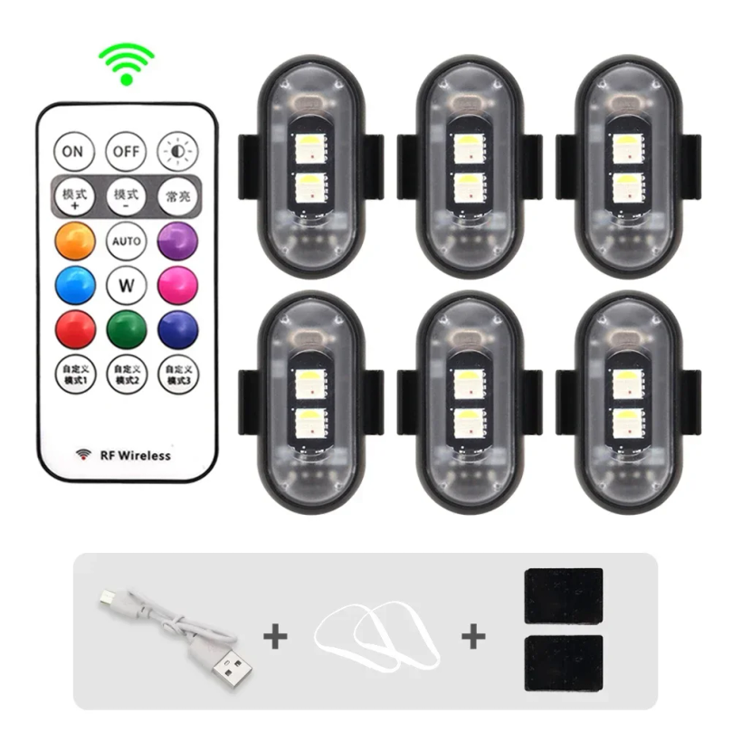 Drone Led Light - Wireless Remote Control LED Strobe Light