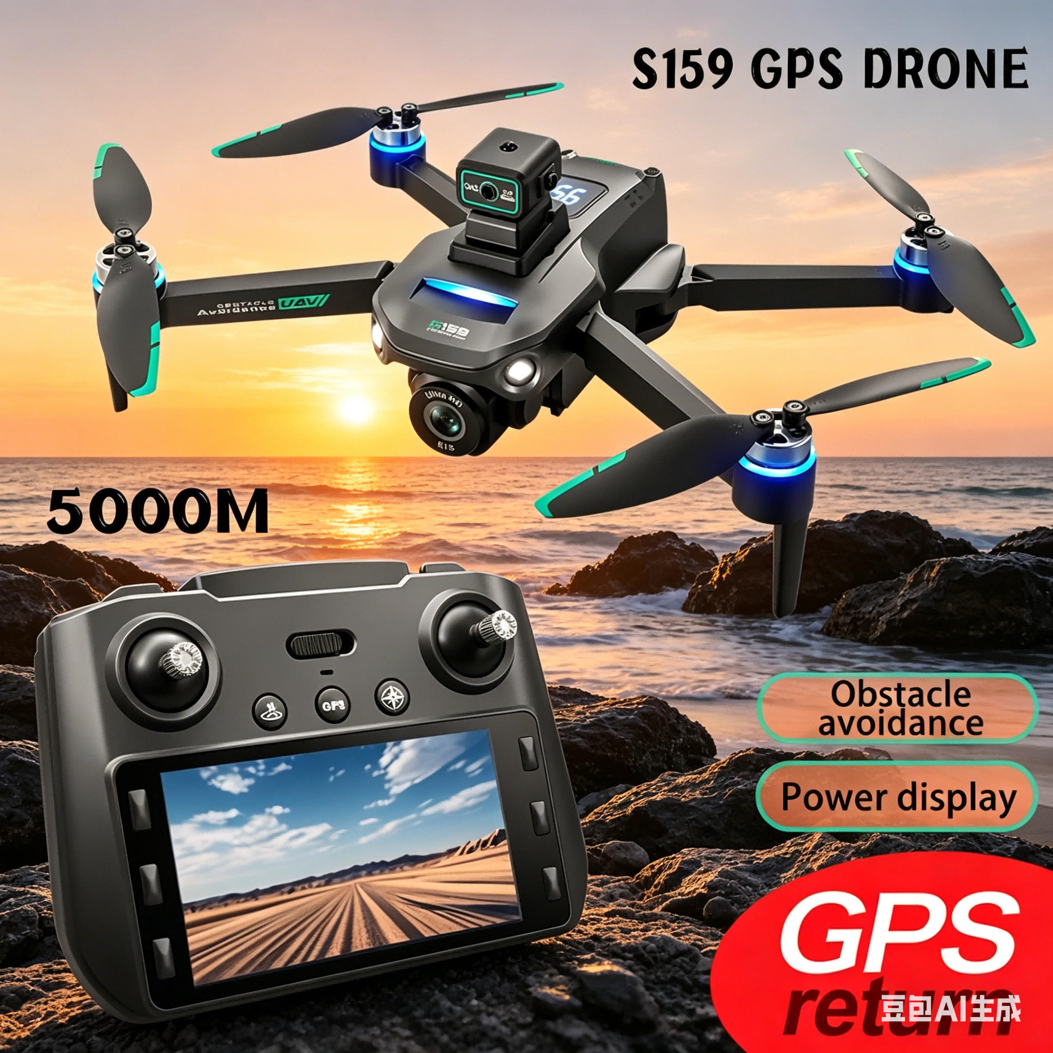 Drone Gps Module - S159 GPS Drone 4K Profesional Dual