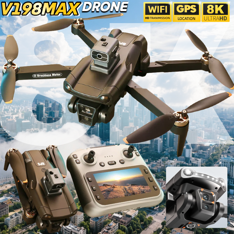 NEW for Genuine V198 MAX Drone - Drone Gps Mount ulasan dan harga