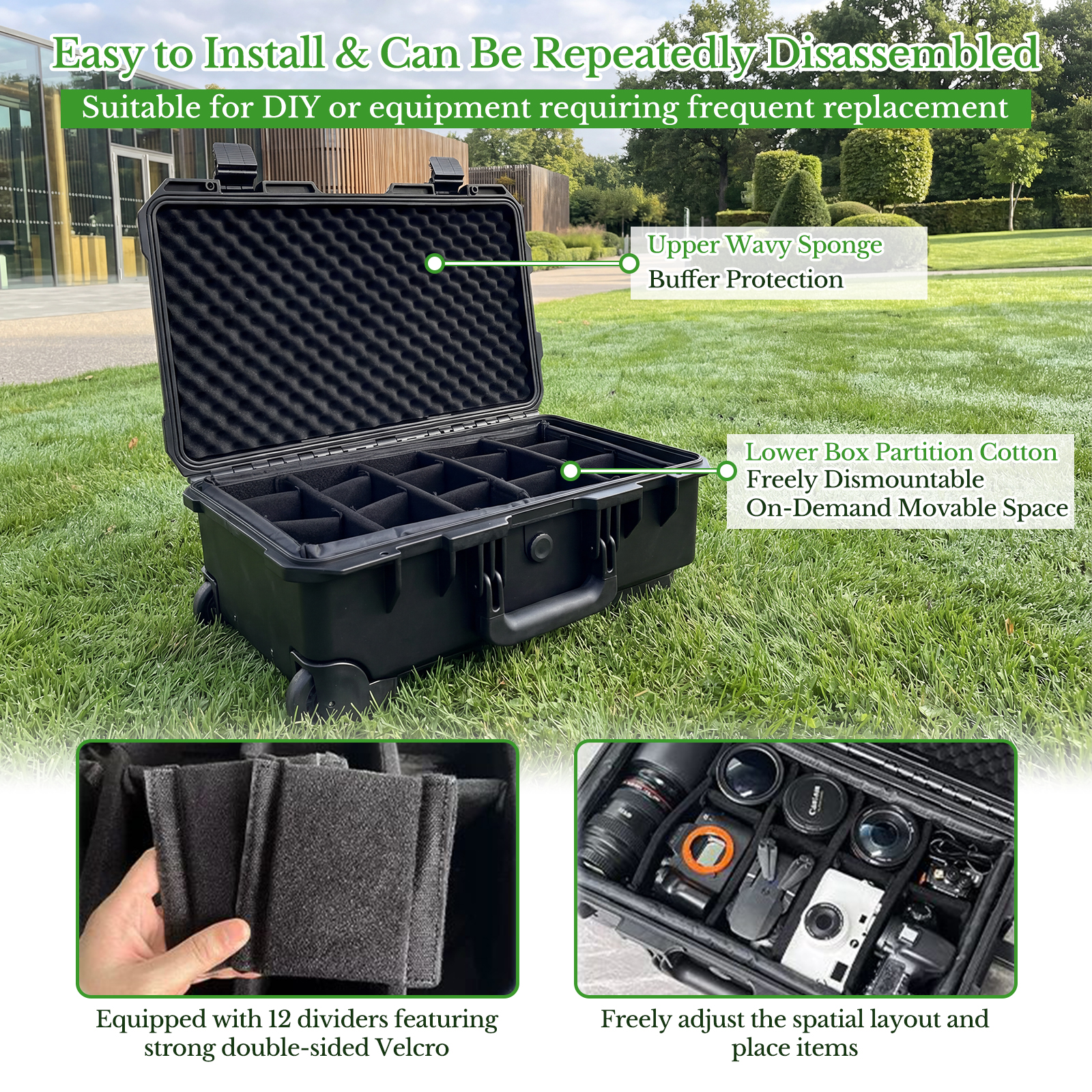 Professional Large Hard Rollin - Drone Frame ulasan dan harga