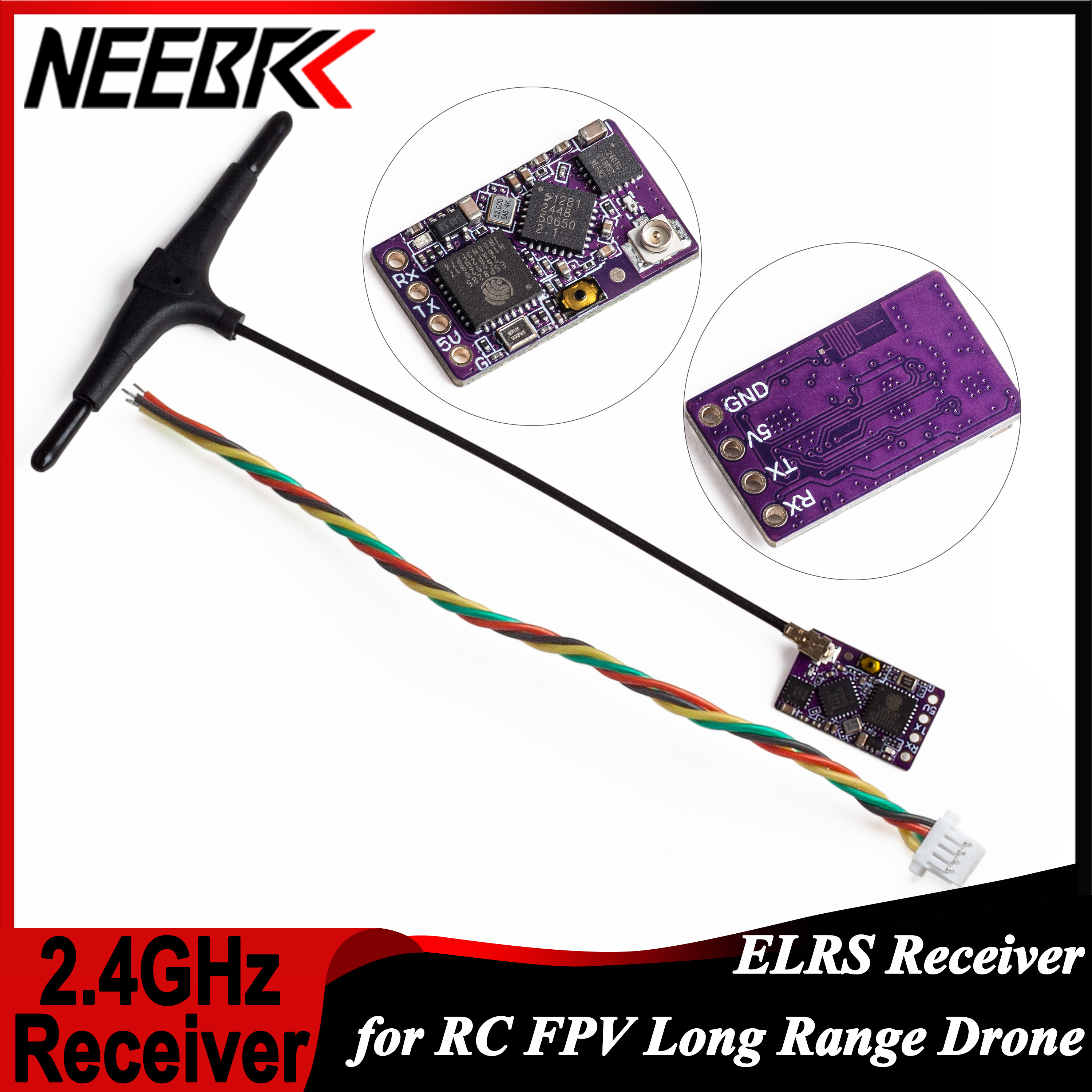 1/2/5/10PCS ELRS 2.4GHz RX Lon - Drone Frame ulasan dan harga