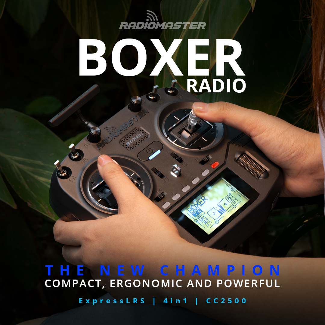 RadioMaster Boxer  2.4G 16ch H - Drone Gimbal ulasan dan harga