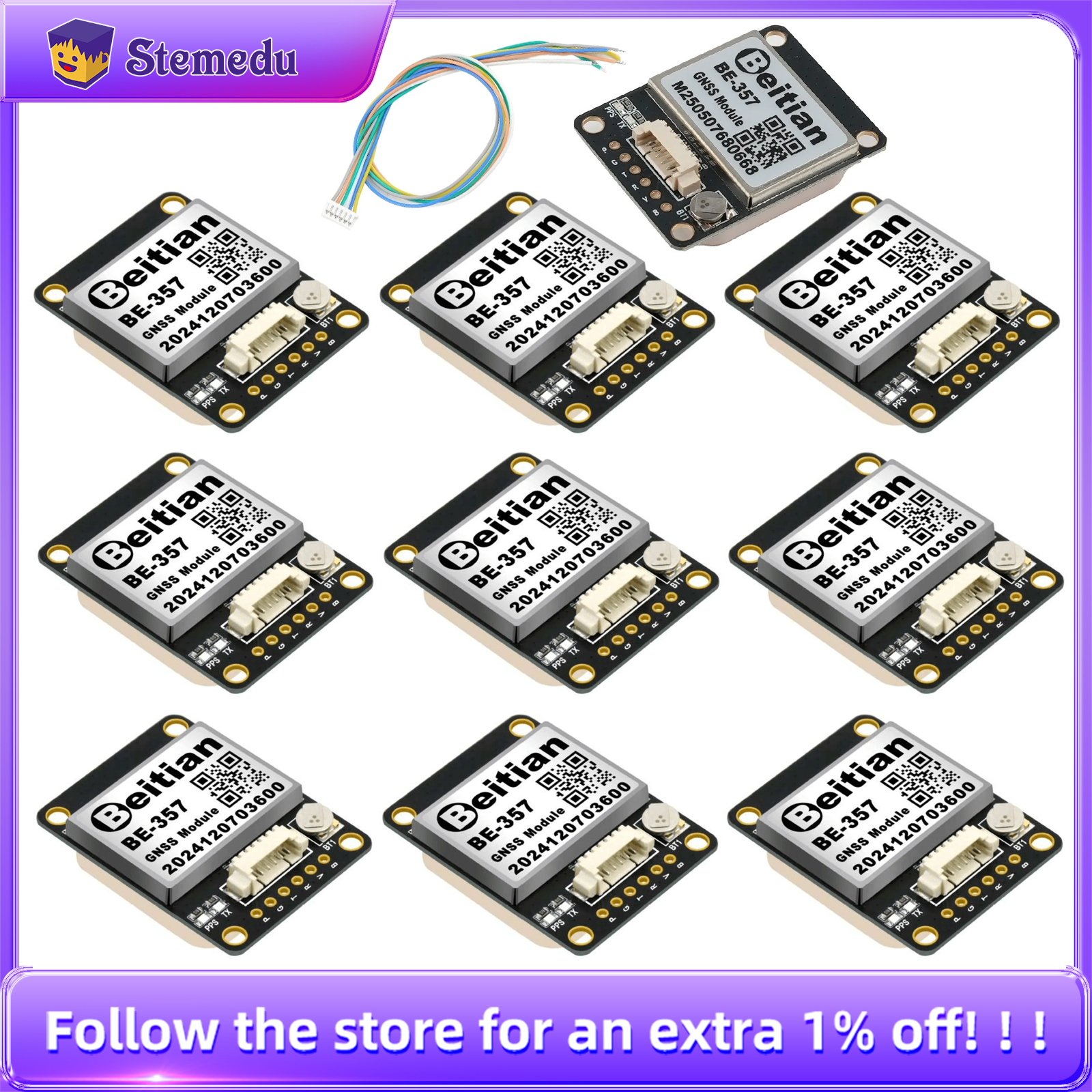 10PCS/LOT Beitian BE-357 BE357 - Drone Gps Module ulasan dan harga
