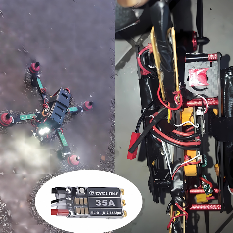 Cyclone 35A BLHeli_S ESC - Hig - Drone Motor ulasan dan harga