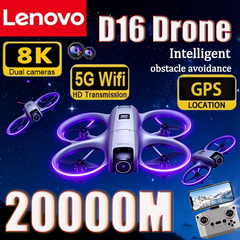 Lenovo 8K D16 GPS Drone Profes - Drone Gps Mount ulasan dan harga