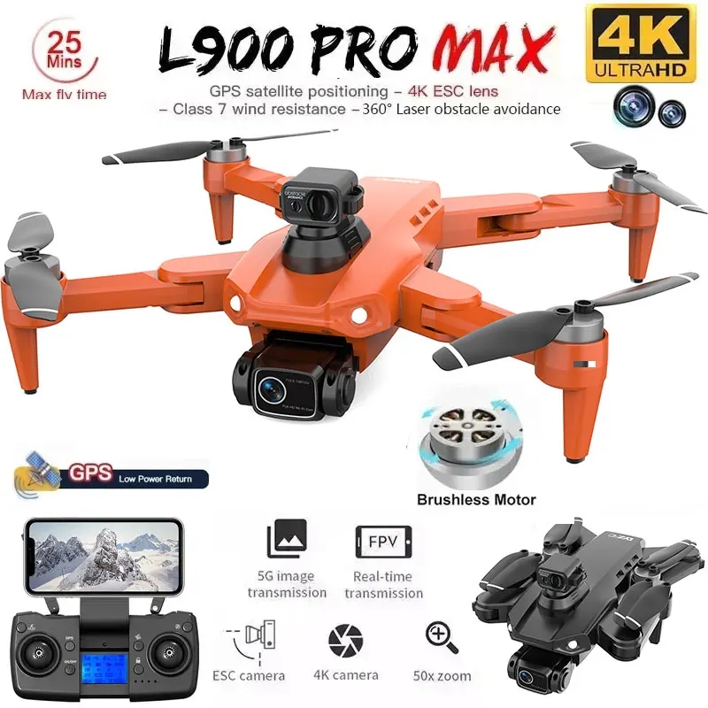L900 Pro MAX GPS Drone 4K Prof - Drone Gps Module ulasan dan harga