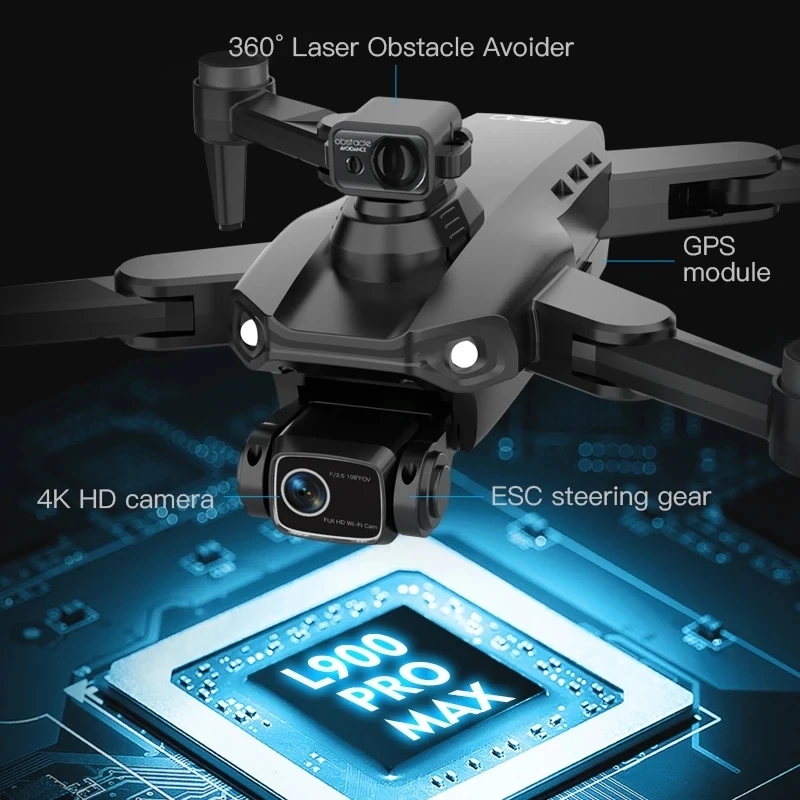 L900 Pro MAX GPS Drone 4K Prof - Drone Gps Module ulasan dan harga