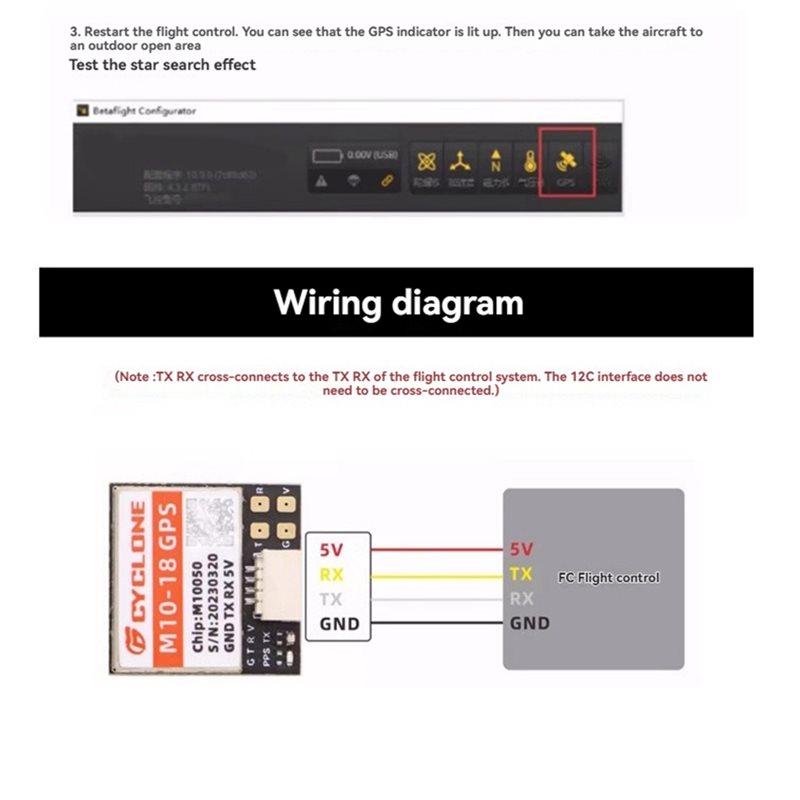 SQPP-M1018 M10 GPS Module With - Drone Compass ulasan dan harga