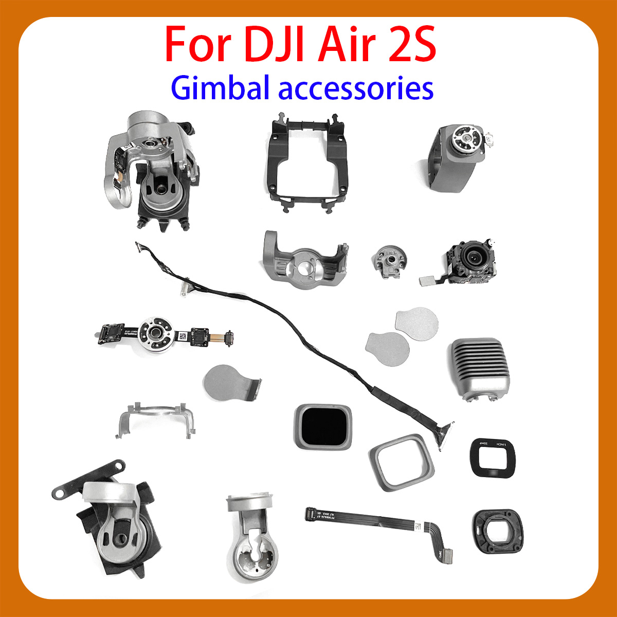 Original AIR 2S Drone Gimbal C - Drone Arm ulasan dan harga