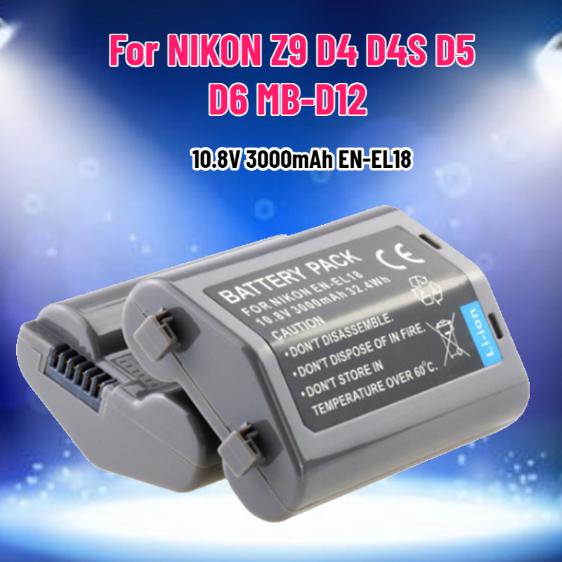 10.8V 3000mAh EN-EL18 EN-EL18A - Drone Camera ulasan dan harga