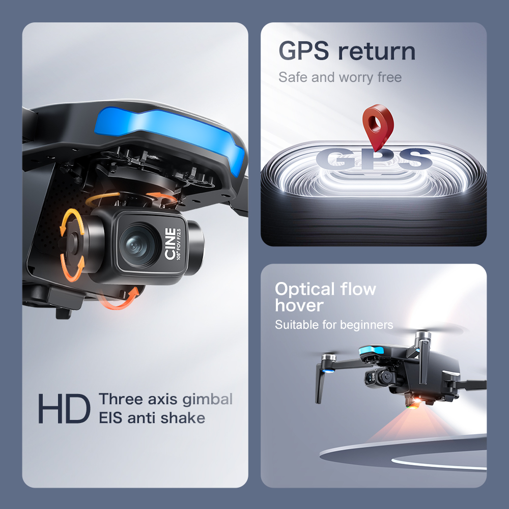 Lenovo GPS S-X1 Drone Three-ax - Drone Gps Mount ulasan dan harga