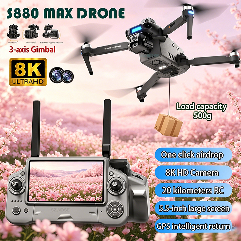 2026 New 8K Dual Camera Drone  - Drone Gps Module ulasan dan harga