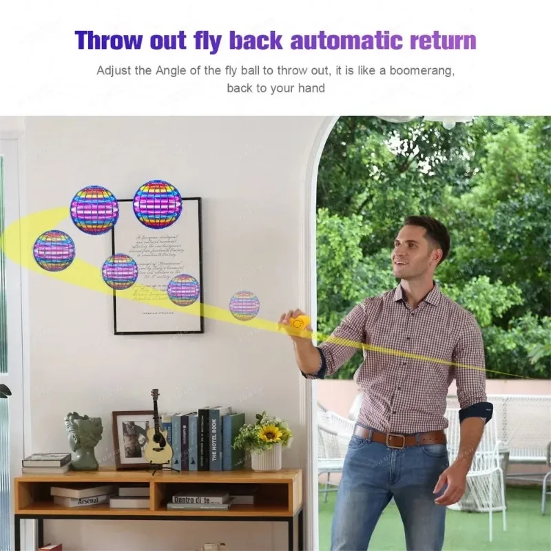 LED Light Up Flying Orb Boomer - Drone Battery ulasan dan harga