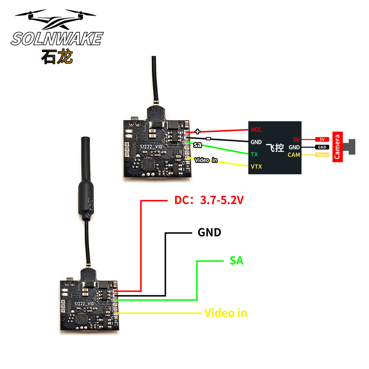 SLONWAKE Nano 5.8G 48CH 200mW  - Drone Frame ulasan dan harga