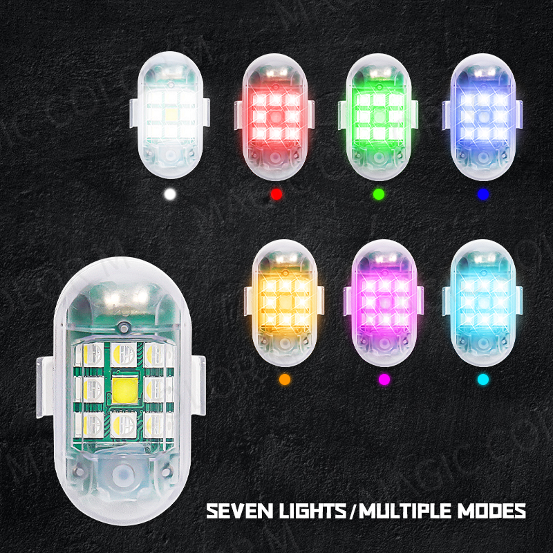 2PCS Wireless LED Strobe Light - Drone Led Light ulasan dan harga