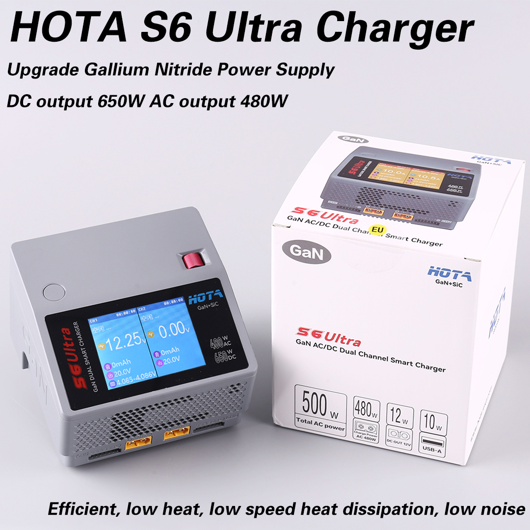 HOTA S6 Ultra Gallium Nitride  - Drone Charger ulasan dan harga