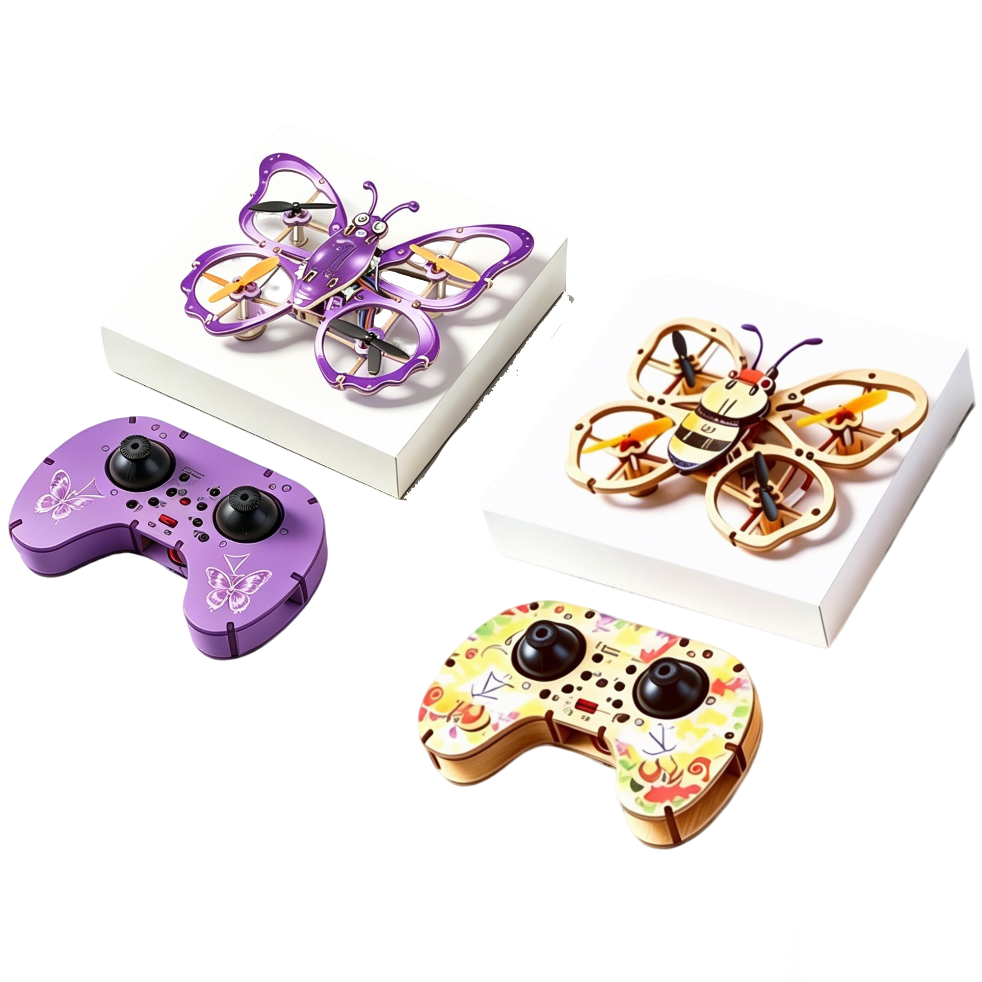 2026 New Wooden DIY Assembled  - Drone Battery ulasan dan harga