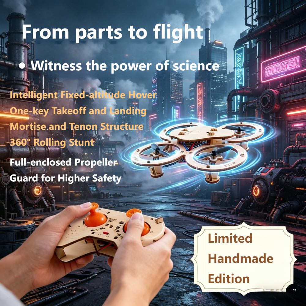 2026 New Wooden DIY Assembled  - Drone Battery ulasan dan harga