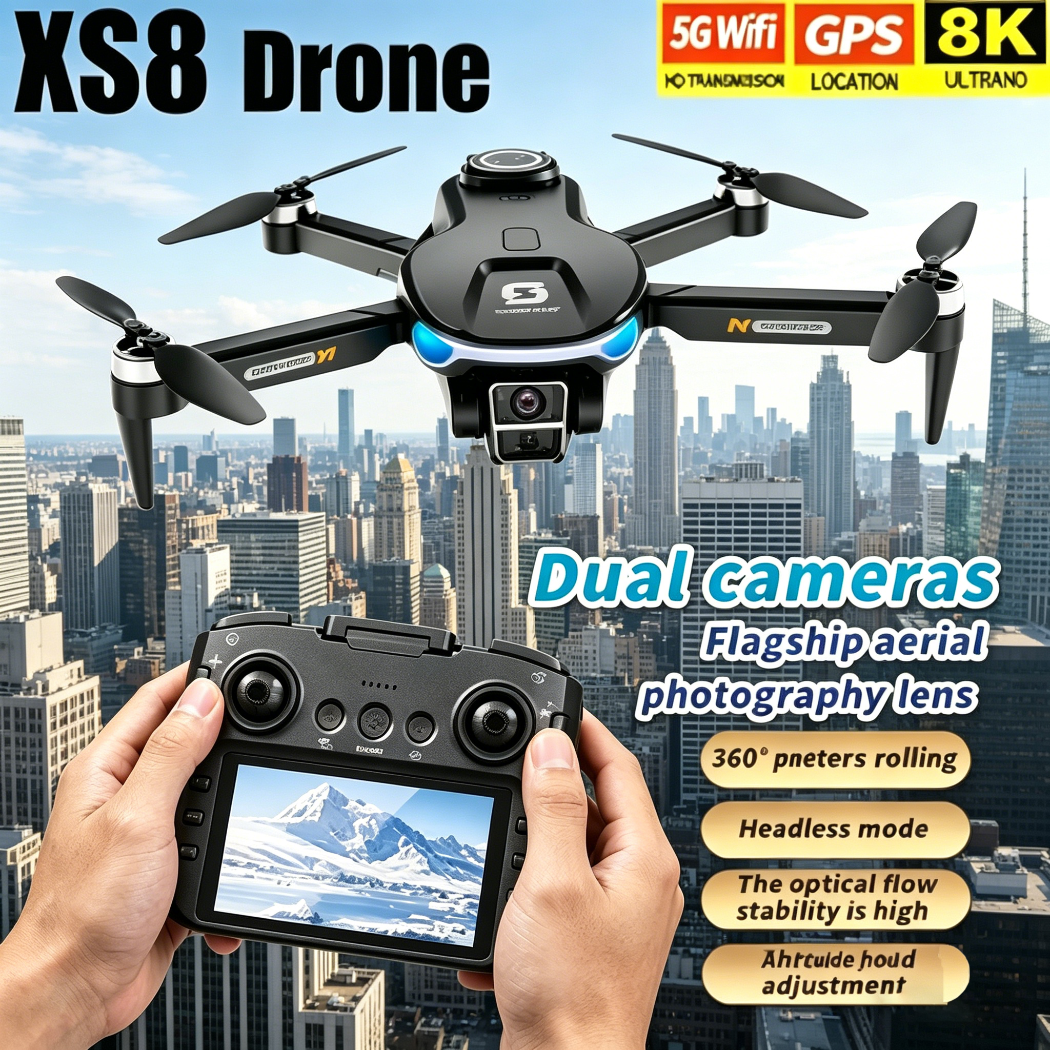 HD 8K Professional GPS Drone w - Drone Gps Module ulasan dan harga