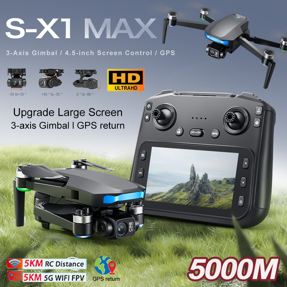 New S-X1 MAX Drone GPS 8K Prof - Drone Gps Module ulasan dan harga