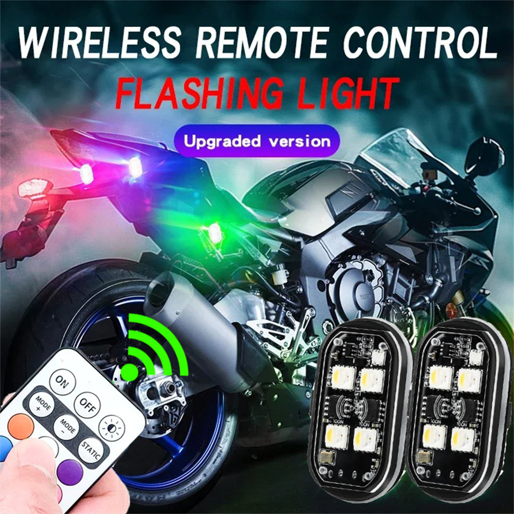 2/4/6pcs Wireless Remote Contr - Drone Led Light ulasan dan harga