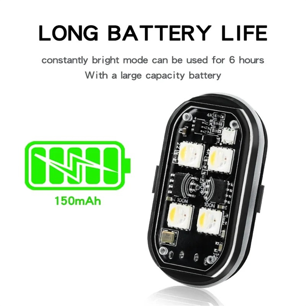 2/4/6pcs Wireless Remote Contr - Drone Led Light ulasan dan harga