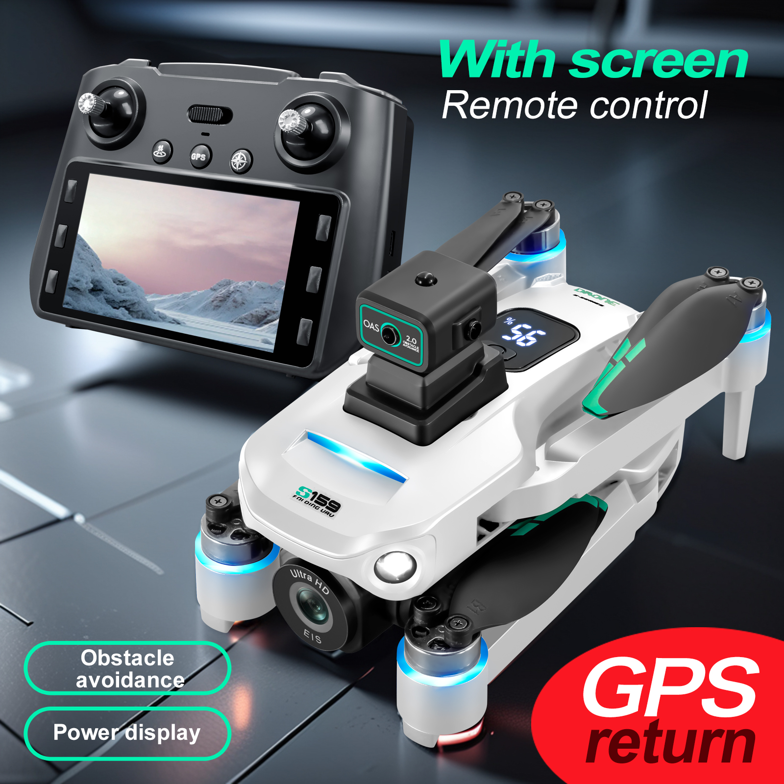 S159 GPS Drone 4K Profesional  - Drone Gps Module ulasan dan harga